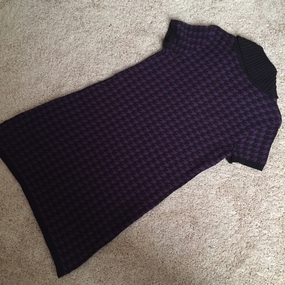 NWT Style & Co purple black sweater dress - Picture 7 of 8